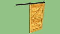 2 PANEL BARN DOOR