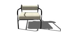 sofa with arms SHIRO KURAMATA