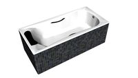 ORLANDINI MASSIMO BATHTUB WITH MOSAIC TILES COVERING