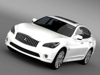 Mitsubishi Proudia Hybrid BY51 3D Model