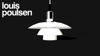 Louis Poulsen Pendant PH 3½-3 Glass