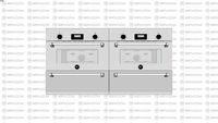 CONJUNTO DE FORNOS HORIZONTAL BERTAZZONI - MASCS30X + MASWD30XT + MASSO30X + MASWD30XT
