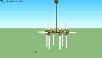 Linger 18-Light Chandelier by Tech Lighting