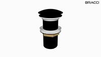Válvula de Escoamento Preto Fosco BRACCI B07010B