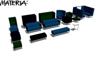 Materia Monolite Modular Sofa and Armchair