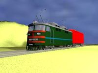 Russian Train 3D Model