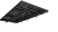 Thư viện sketchup ống kỹ thuật trên trần 3