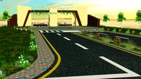 3D Etihad Town Main Gate