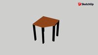 Corner desk 70 x 70