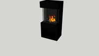 Bellfires Box Gas Panorama 45-45 with storage module