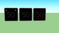 Matrixborden LED (Maatregel: 50KM/h)