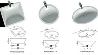 RIHO AVELLA WASHBOWL SET 3 STYLES
