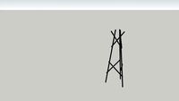 Kendo wooden coat stand by Cascando
