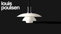 Louis Poulsen Pendant PH 4½-4 Glass