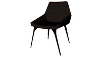 Rutgers Dining Chair in Castlerock Fabric by Modloft