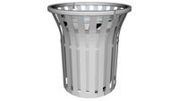 Rendezvous 32 Gallon Trash Receptacle, Contour Top