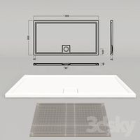 Shower tray Hatria Heavycril LIF.ST 150x80 (YXF2)