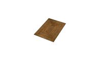 Tapis rectangulaire en jute, Hempy