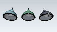 Debreceni Fémfeldolgozó (DEFÉM) FO-10/M 1X250W Mercury Vapour Lighting Fixture