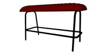 DUKE - Banquette indus en cuir marron