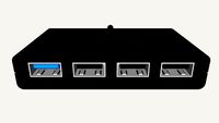 HUB USB Orico 3 portas USB2.0 1 porta USB3.0
