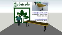 mesa de jantar 300x100x7 Pequiá borda orgânica pés ferro tubular pretos