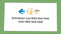 Jual Bibit Ikan Hias: Nila, Gabus, Koi, Mas, dlsb Murah 0812 3241 2221