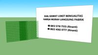 Harga Kawat Loket Langsung Pabrik 0813 5710 7555