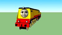 Rebecca the Streamlined Locomotive