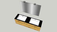 meuble salle de bain double vasque