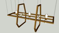 ModernRail LED 21' Chandelier by Tech Lighting