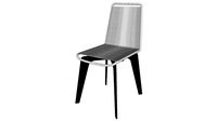 Laced Dining Chair in White Cord and Dark Eucalyptus by Modloft