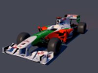 F1 Force India C4D obj lwo mtj 3D Model