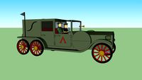 Rourke's command car