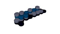 TAPA ROUND Pouffes config 9 - 4xN4-II
