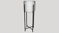 Cachepot de flor Lotus M