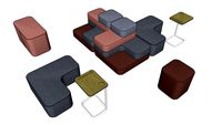 TAPA SQUARE Pouffes Collection