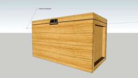 Basic Wood Trunk / Baúl de Madera Básico