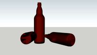 Non-branded Beer bottle models