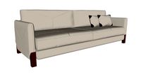 Lafayette Sofa in Opala Leather by Modloft