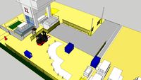 layout safety dojo forklift