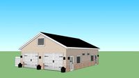 32x40 Garage with 16x40 Loft