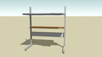 Ikea Jerker Desk - standing treadmill config