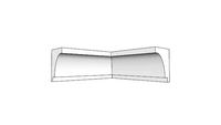 Moulure plafond type OGee