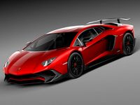 Lamborghini Aventador LP750 4 SV 2016 3D Model