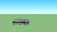 Love Seat with Cuddle Corner
