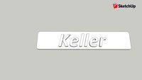 Placa 104x20 Keller