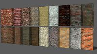 Old Walls, Velhos Muros textures seamless realistas