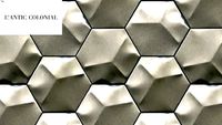 METAL ACERO HEXAGON 24,5x24,5 cm