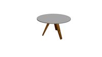 TR121bc, Tribeca Round Dining Table D130cm - concrete top